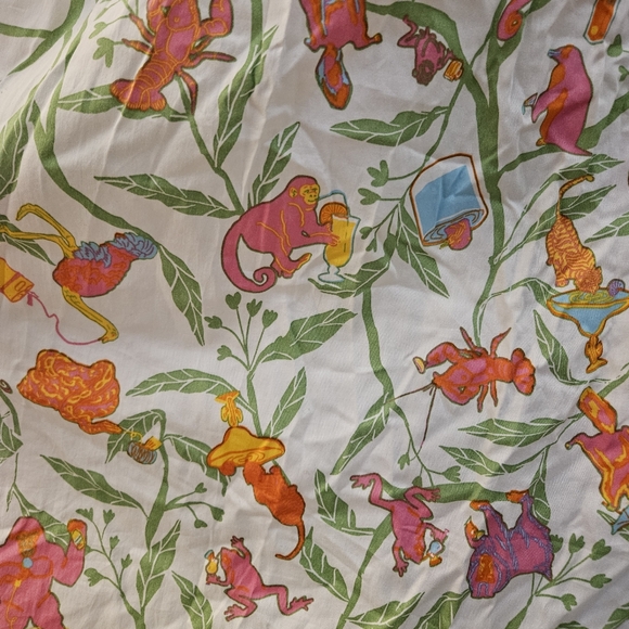 NWOT ModCloth | A-Line Vintage-Inspired Print Skirt Knee-Length Skirt | Size 14 - Picture 6 of 16